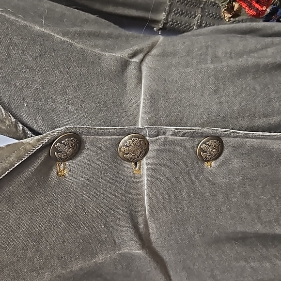 Aratta silent velvet gold brigade swing coat jacket dress - Picture 3 of 13